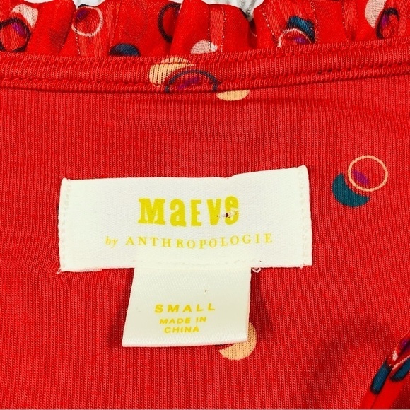 Anthropologie MAEVE Jacquin Lace Sleeve Top - Picture 6 of 13